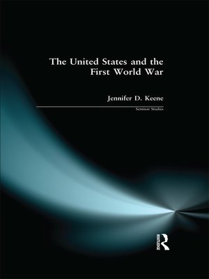 cover image of The United States and the First World War